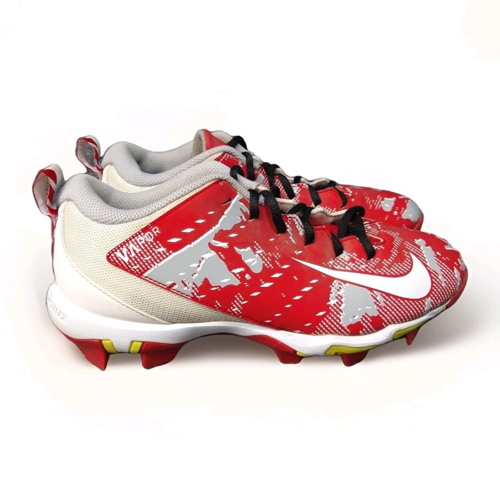 Nike Vapor Ultrafly Keystone Kids Baseball Cleats Red White AH8220-611 Size 6Y
